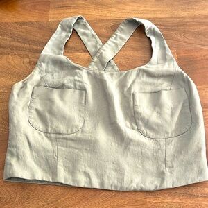 Racerback blouse. NWOT/NWOB
